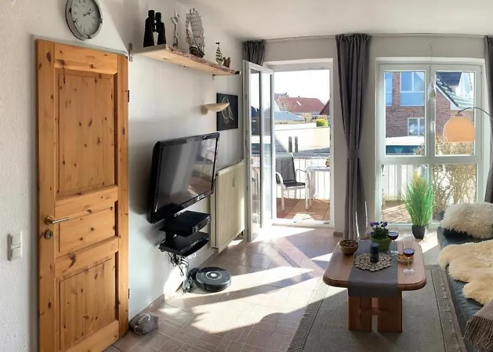 Ferienwohnung Michel vom Deich, Kalifornien, erste Strandreihe